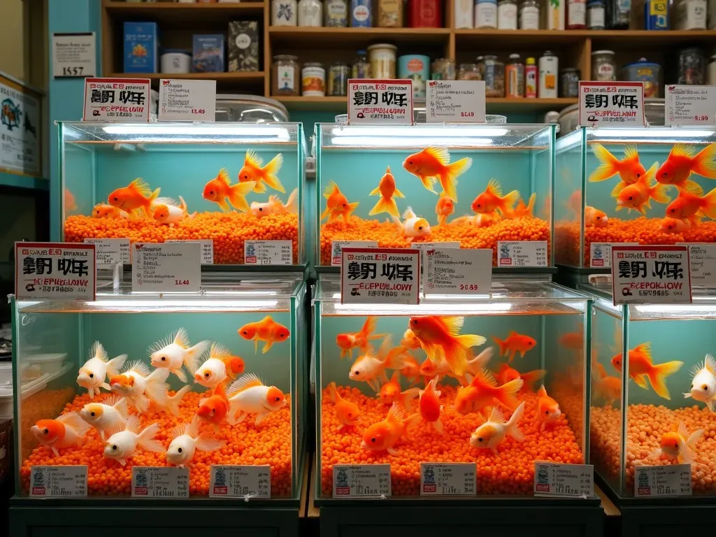 金魚の販売店